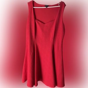 Torrid red sleeveless dress